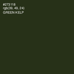#273118 - Green Kelp Color Image